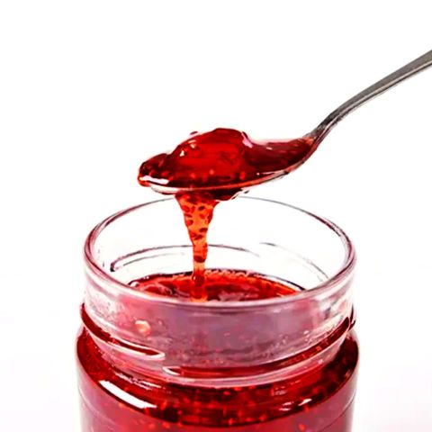 Şekersiz Çilek Reçeli Hurma Sulu Chia Tohumlu %65 Meyveli 380g Vegan Glutensiz