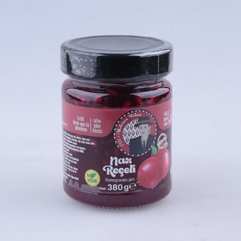 Şekesiz Nar Reçeli Hurma Sulu Chia Tohumlu %65 Meyveli 380g Vegan Glutensiz