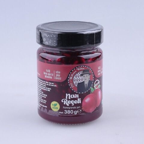Şekesiz Nar Reçeli Hurma Sulu Chia Tohumlu %65 Meyveli 380g Vegan Glutensiz