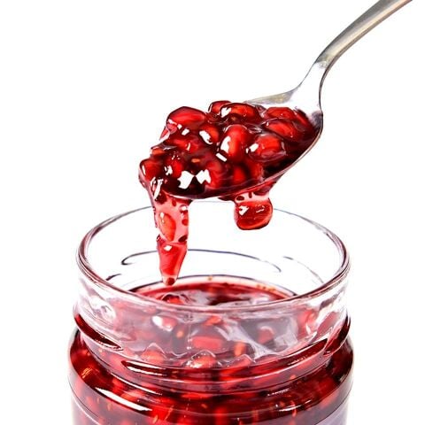 Şekesiz Nar Reçeli Hurma Sulu Chia Tohumlu %65 Meyveli 380g Vegan Glutensiz