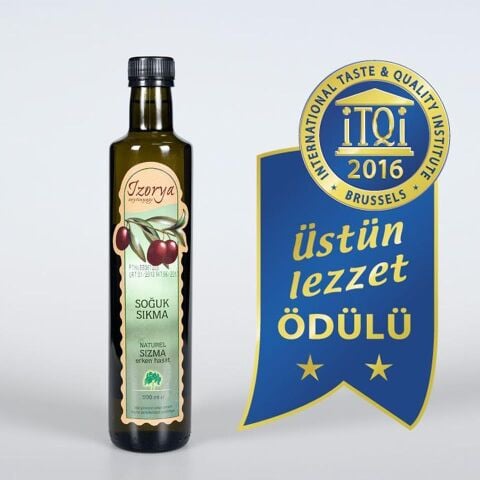 Erken Hasat Zeytinyağı Soğuk Sıkma 0.5L Koyu Renk Cam Şişe