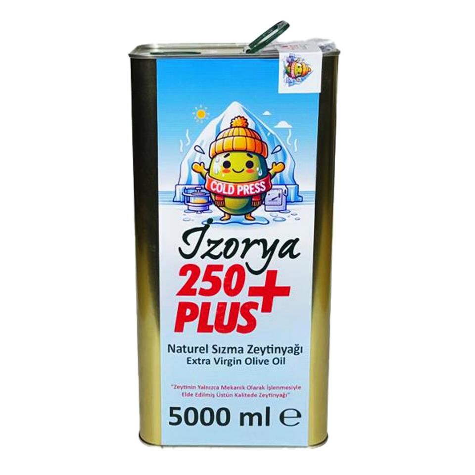 Yüksek Polifenollü Zeytinyağı 250+ Plus 5 L.