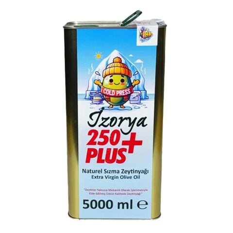 Yüksek Polifenollü Zeytinyağı 250+ Plus 5 L.