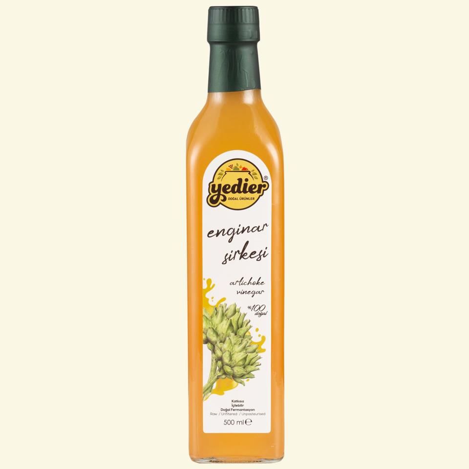 İçilebilir Doğal Fermantasyon Katkısız Enginar Sirkesi 500ml