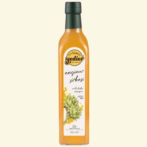 İçilebilir Doğal Fermantasyon Katkısız Enginar Sirkesi 500ml