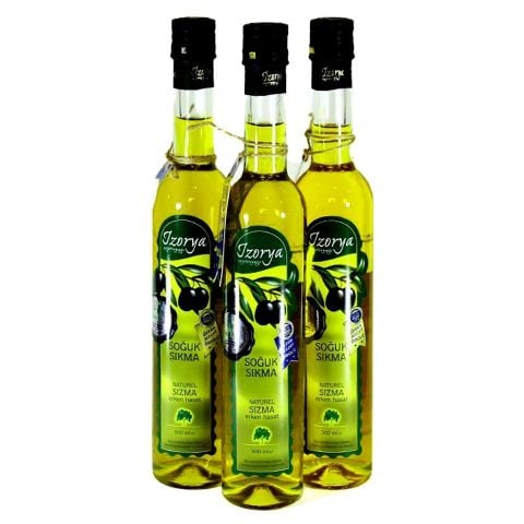 Erken Hasat Soğuk Sıkım Zeytinyağı Uzun Şişe 500ML