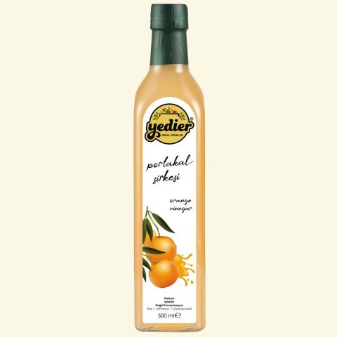 İçilebilir Doğal Fermantasyon Katkısız Portakal Sirkesi 500ml