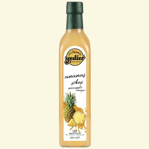 İçilebilir Doğal Fermantasyon Katkısız Ananas Sirkesi 500ml