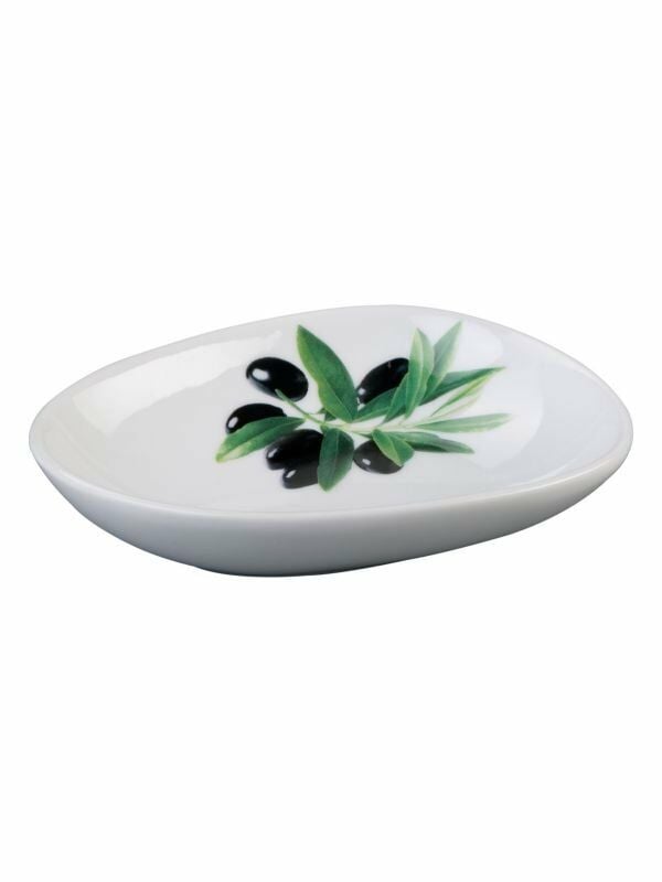 Zeytin Desenli Servis Tabağı
