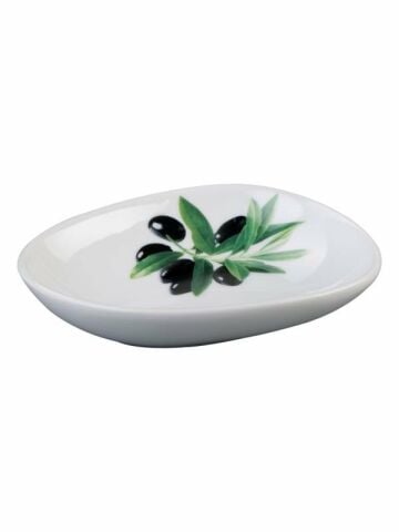 Zeytin Desenli Servis Tabağı