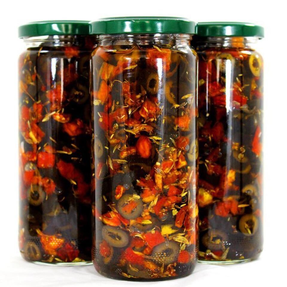 Domates Soslu Siyah Zeytin 450G.