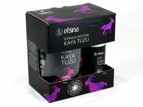 EFSİNA KAYA TUZU SETİ 500G.+110G.