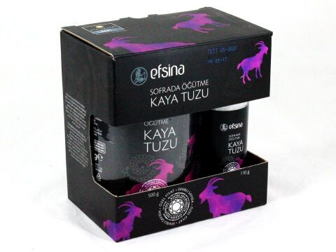 EFSİNA KAYA TUZU SETİ 500G.+110G.