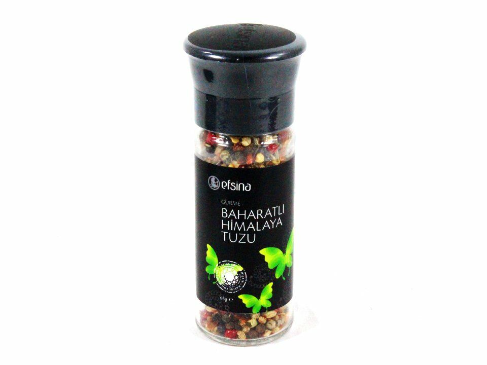 Baharatlı Himalaya Tuzu (Değirmenli) 65G.