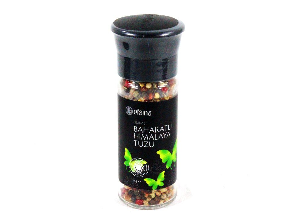 Baharatlı Himalaya Tuzu (Değirmenli) 65G.