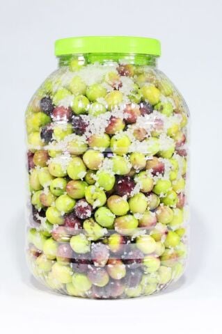 Kendin Tatlandır Ham Mut Yeşil Sele Zeytini Yeşil Çevirme Zeytin 3 kg 2 Numara (Tuzu Ayarlı)