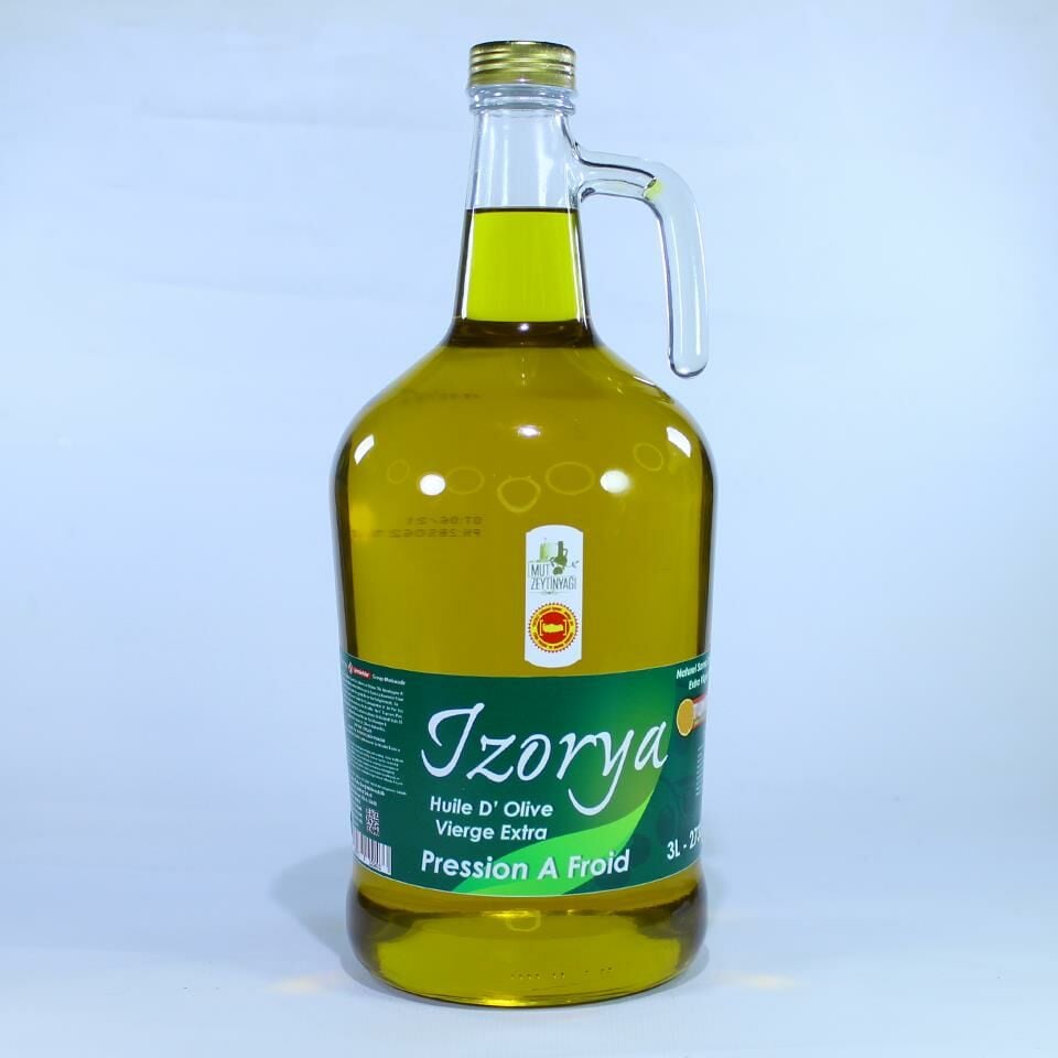 Natürel Sızma Mut Zeytinyağı Galon Cam 3 L