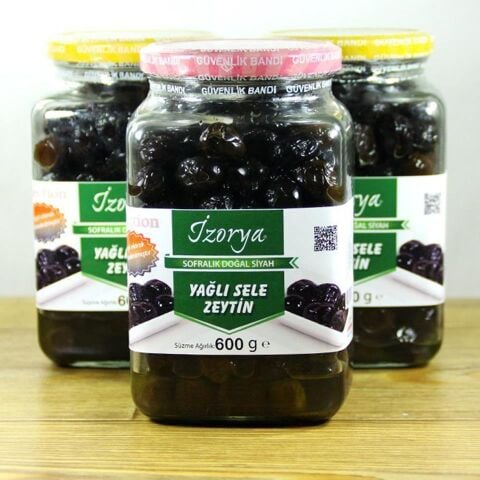 Selection Katkısız Doğal Yağlı Sele Mut Zeytini 600g Cam