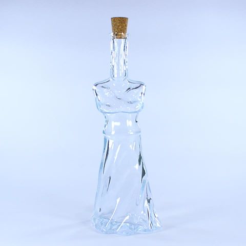 Dekoratif Şişe Semazen Figürlü Zeytinyağı Şişesi 260 ml Şeffaf Yağdanlık Sosluk Sirkelik Mevlana Figürlü Şişe