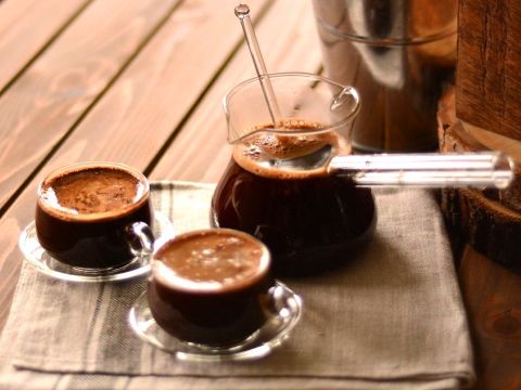 Taşev Glassy 6 Parça Cam Kahve Seti