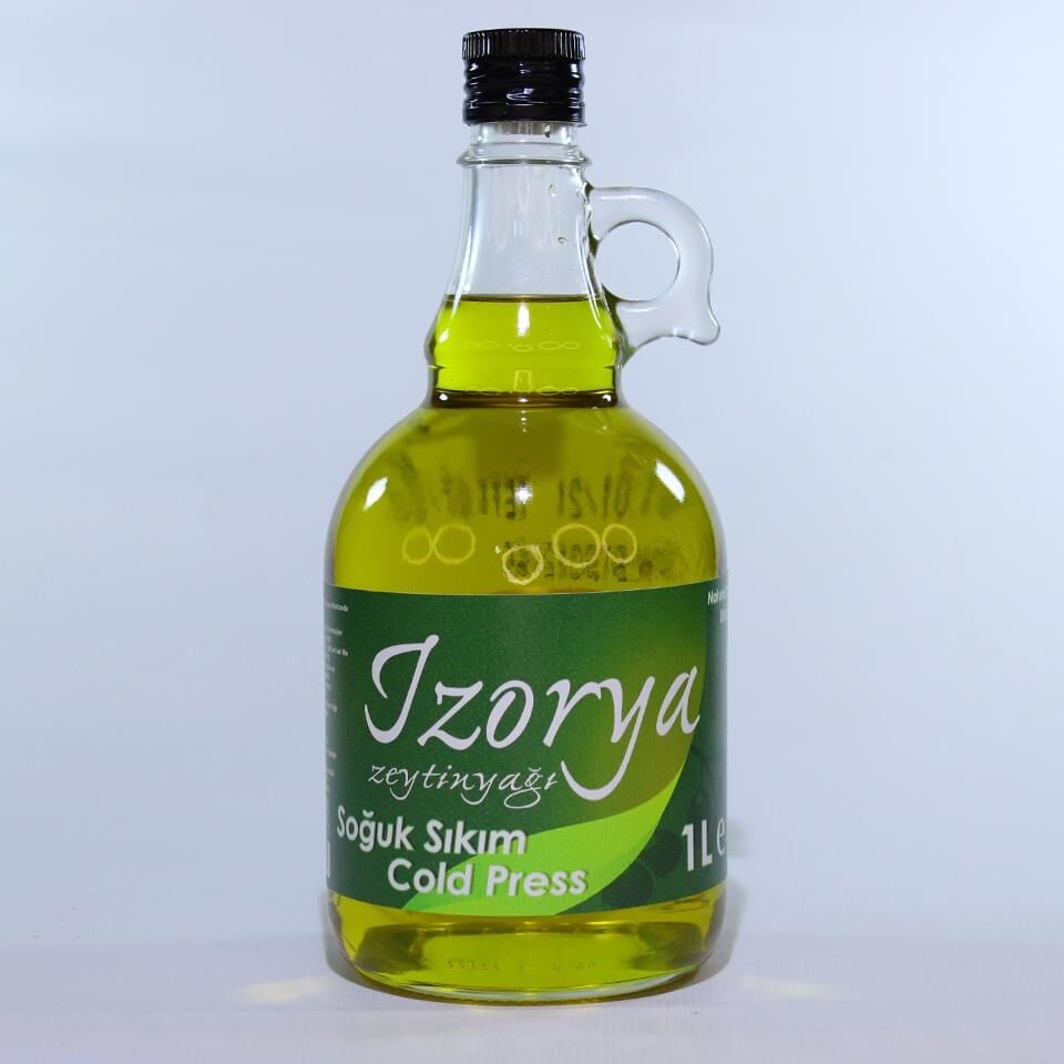 Natürel Sızma Mut Zeytinyağı Galon Cam Şişe 1 Litre