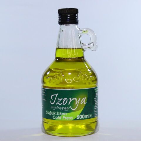 Natürel Sızma Mut Zeytinyağı Galon Cam Şişe 500ml